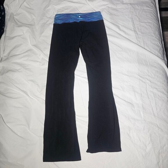 Pants - Y2K 2000s Blue Heather band sporty flare leggings